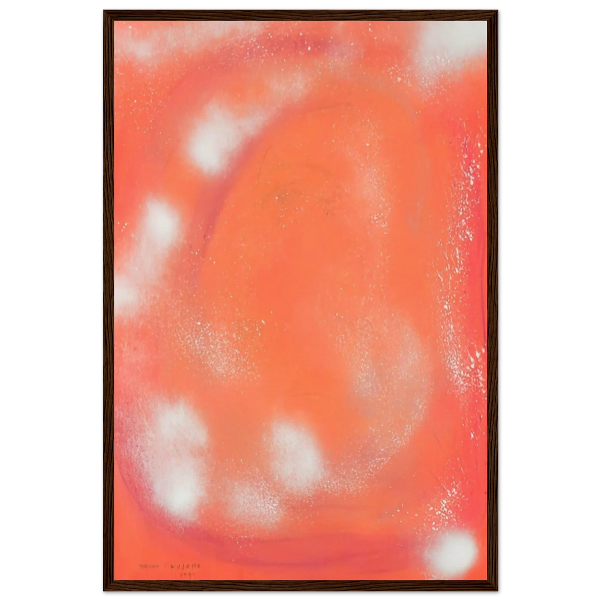 WOMAN IN THE WIND 1977 Framed Poster | Yayoi Kusama Framed Prints Wall Art | Yayoi Kusama Prints