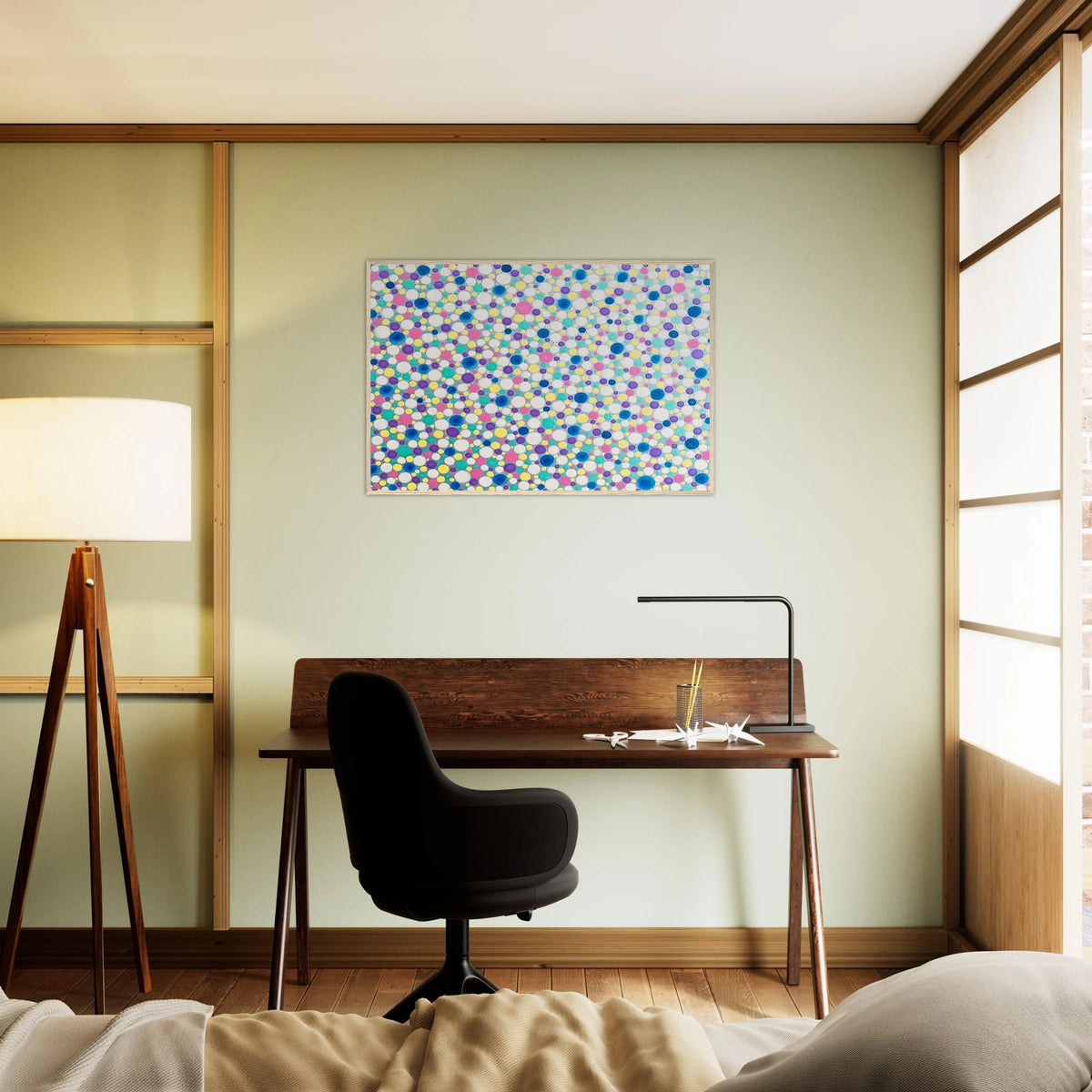 DOTS 2004 Framed Poster | Yayoi Kusama Framed Prints Wall Art | Yayoi Kusama Prints