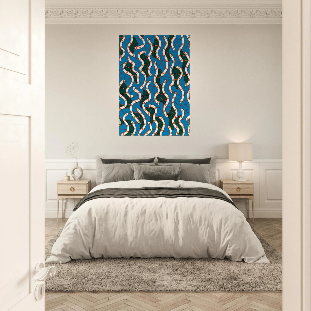 WAVES ON THE HUDSON RIVER 1988 Canvas | Yayoi Kusama Canvas | Yayoi Kusama Prints
