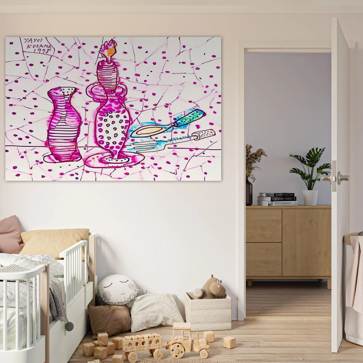STILL LIFE OF CANDLESTICK 1978 Poster | Yayoi Kusama Poster | Yayoi Kusama Prints
