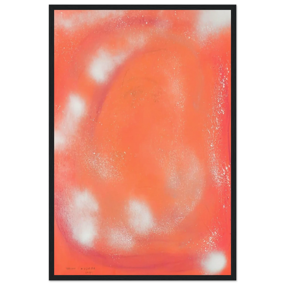 WOMAN IN THE WIND 1977 Framed Poster | Yayoi Kusama Framed Prints Wall Art | Yayoi Kusama Prints