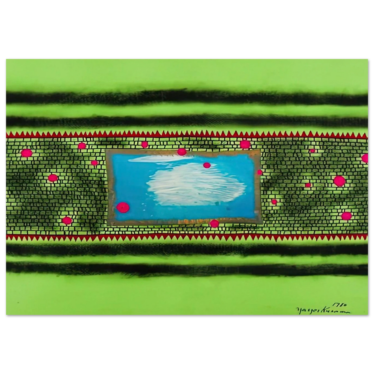 TRAVELING WATER 1980 Poster | Yayoi Kusama Poster | Yayoi Kusama Prints