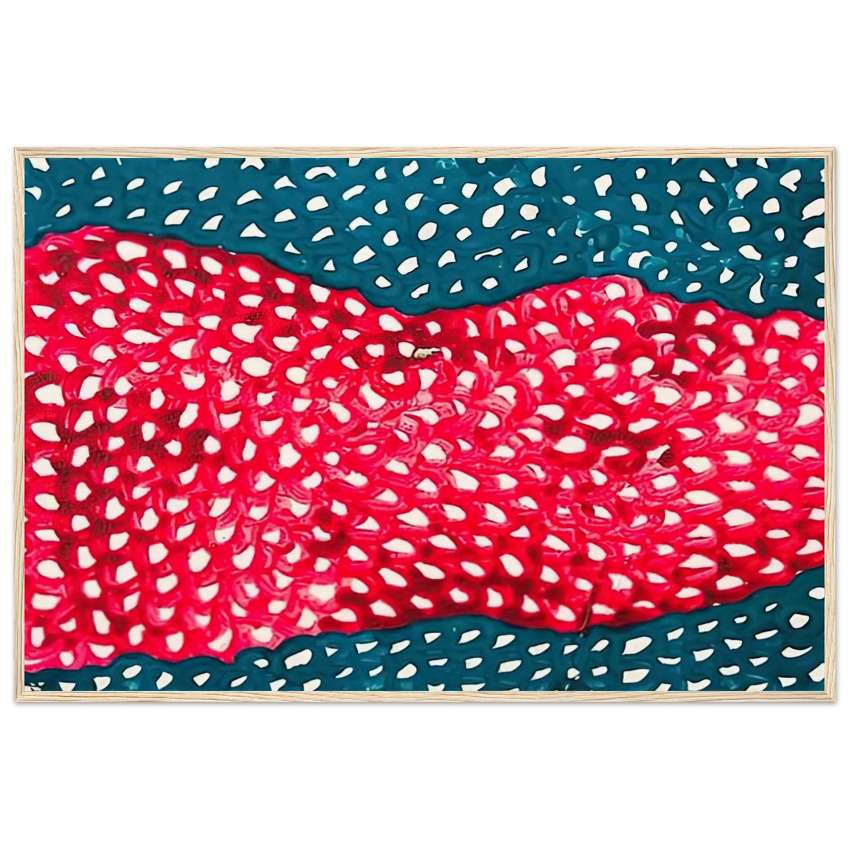 WAVES 1953 Framed Poster | Yayoi Kusama Framed Prints Wall Art | Yayoi Kusama Prints