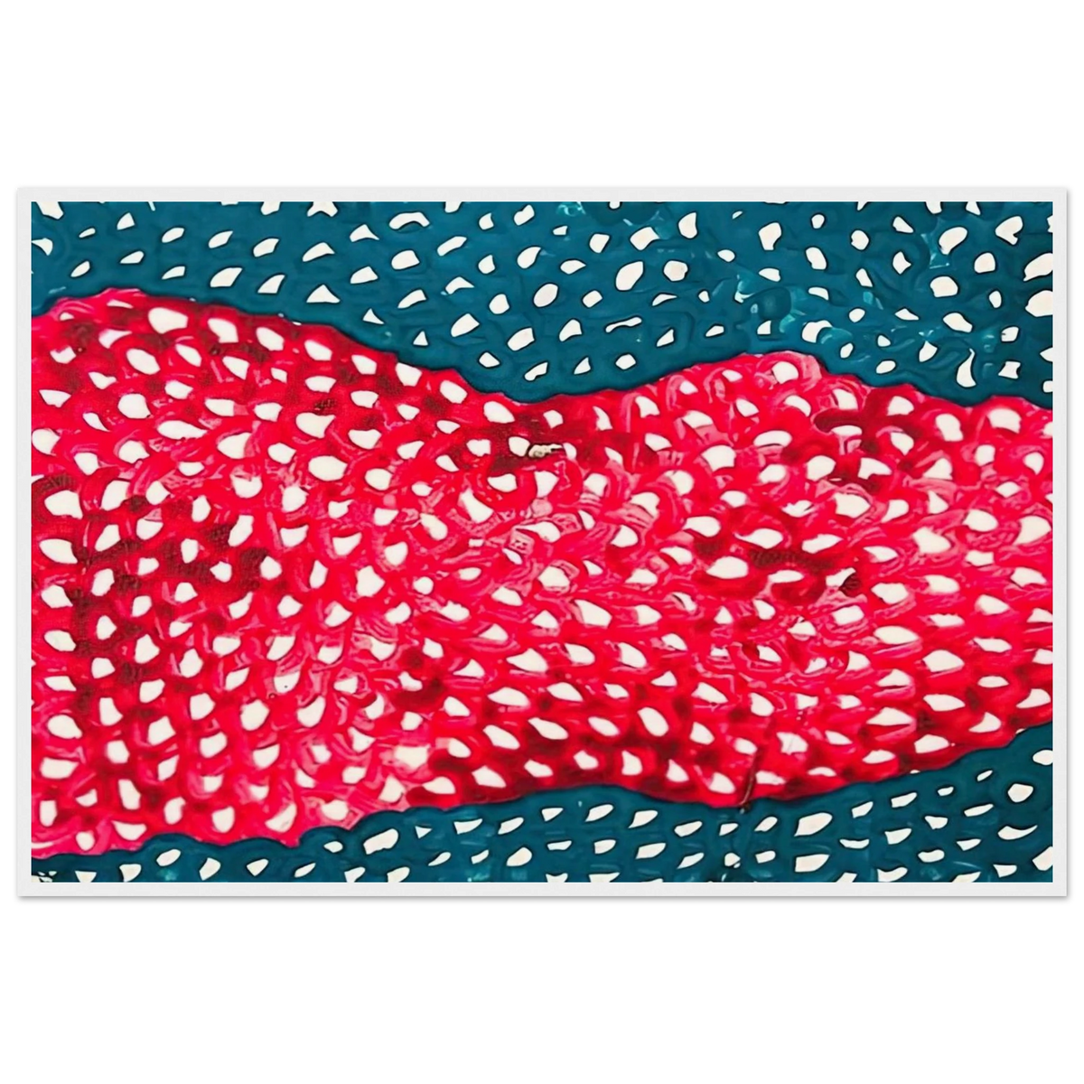 WAVES 1953 Framed Poster | Yayoi Kusama Framed Prints Wall Art | Yayoi Kusama Prints