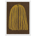 YELLOW PUMPKIN 1992 Framed Poster | Yayoi Kusama Framed Prints Wall Art | Yayoi Kusama Prints