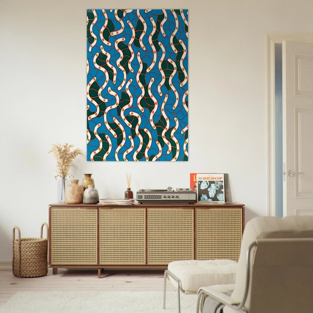 WAVES ON THE HUDSON RIVER 1988 Poster | Yayoi Kusama Poster | Yayoi Kusama Prints