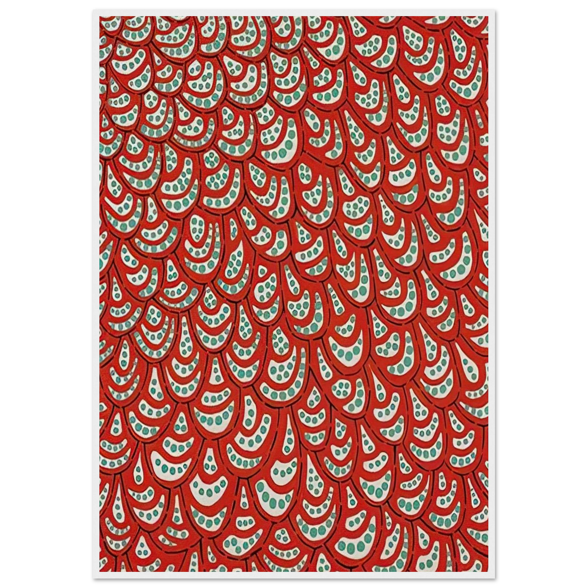 PETALS 1988 Framed Poster | Yayoi Kusama Framed Prints Wall Art | Yayoi Kusama Prints