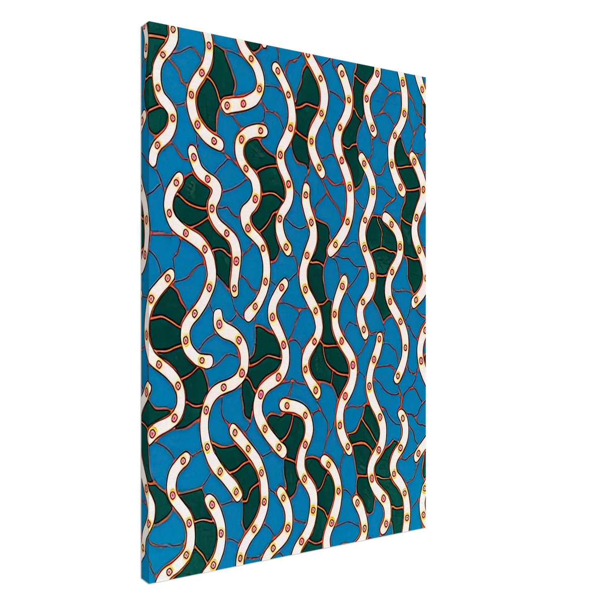 WAVES ON THE HUDSON RIVER 1988 Canvas | Yayoi Kusama Canvas | Yayoi Kusama Prints