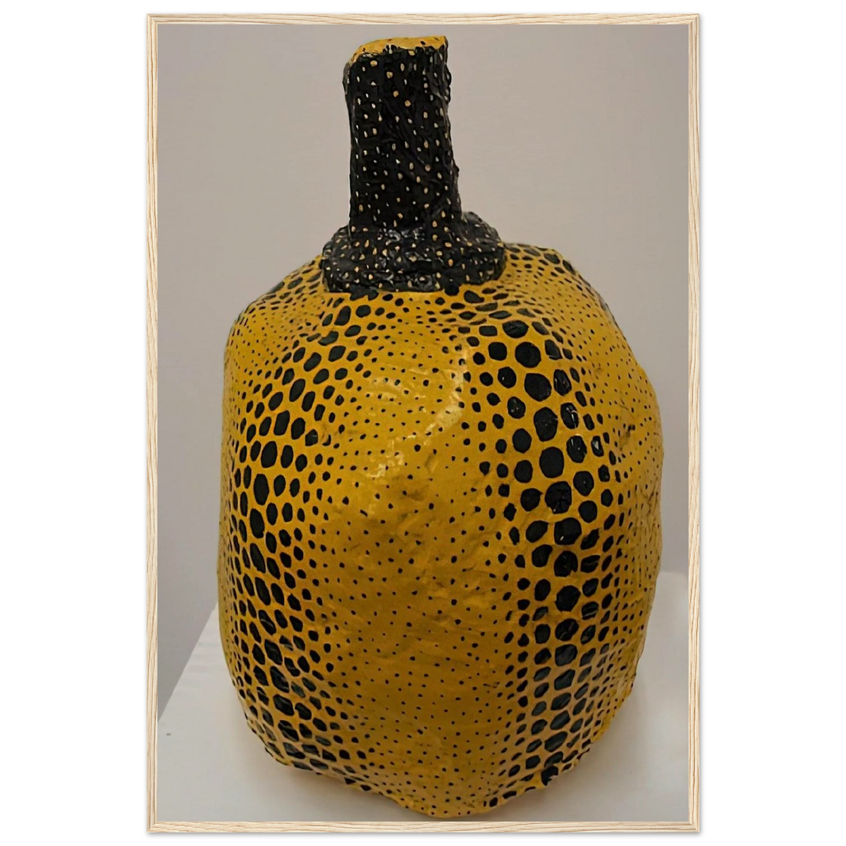 PUMPKIN 1983 Framed Poster | Yayoi Kusama Framed Prints Wall Art | Yayoi Kusama Prints