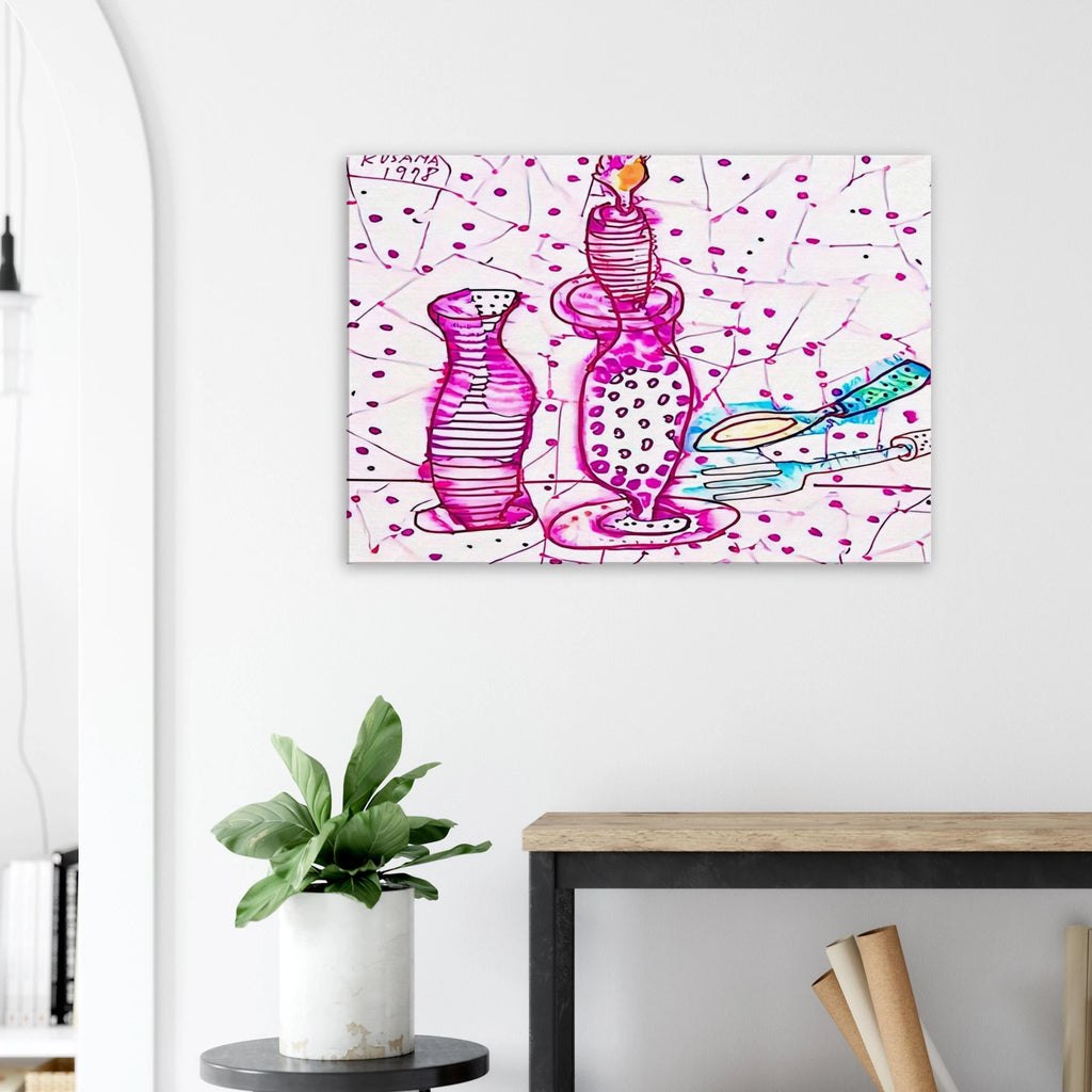 STILL LIFE OF CANDLESTICK 1978 Canvas | Yayoi Kusama Canvas | Yayoi Kusama Prints