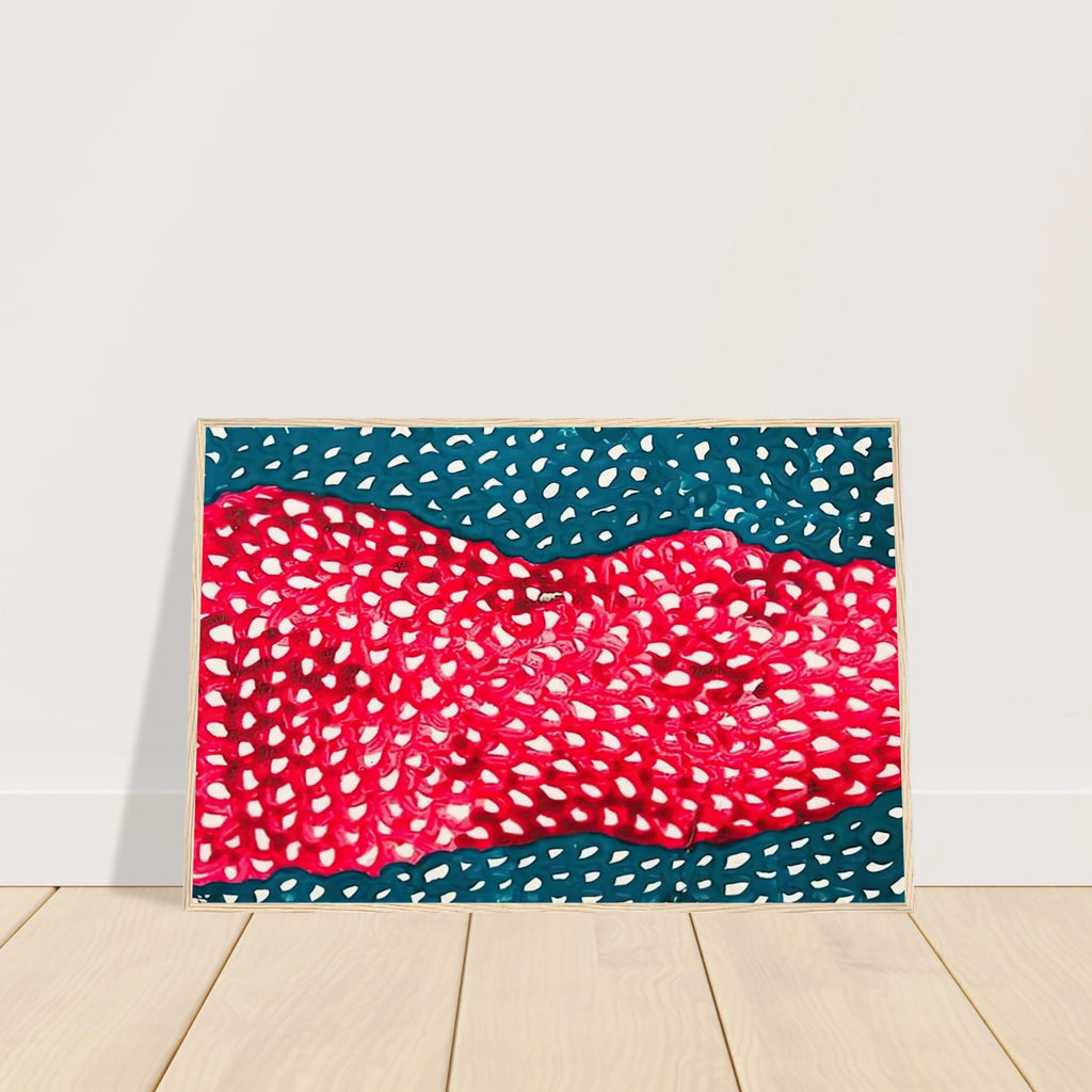 WAVES 1953 Framed Poster | Yayoi Kusama Framed Prints Wall Art | Yayoi Kusama Prints