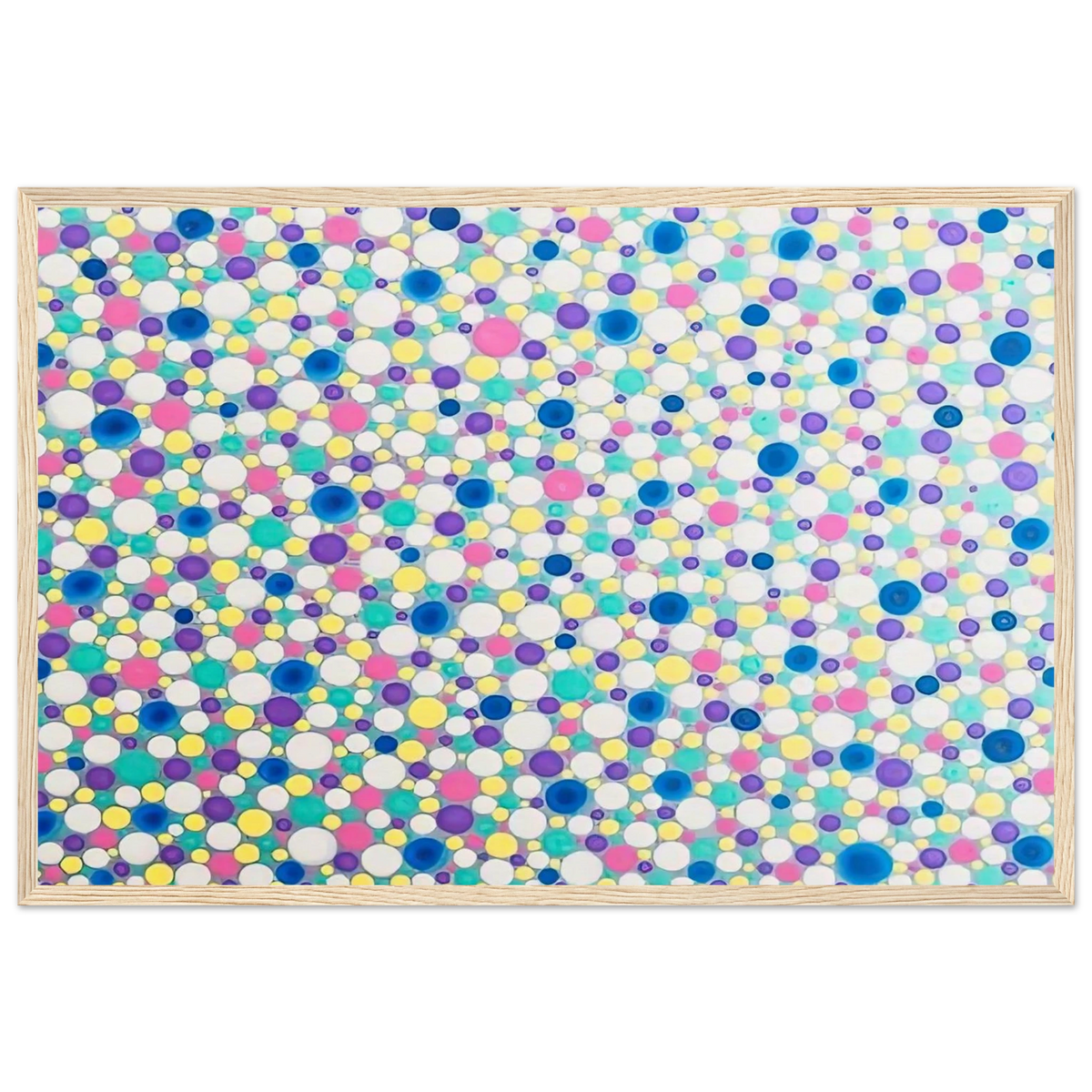 DOTS 2004 Framed Poster | Yayoi Kusama Framed Prints Wall Art | Yayoi Kusama Prints
