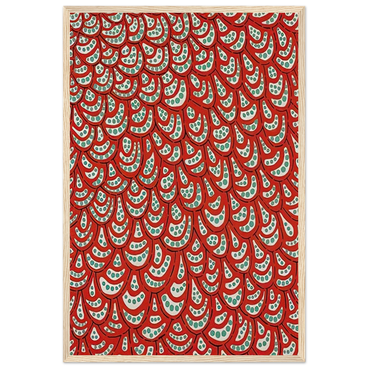 PETALS 1988 Framed Poster | Yayoi Kusama Framed Prints Wall Art | Yayoi Kusama Prints