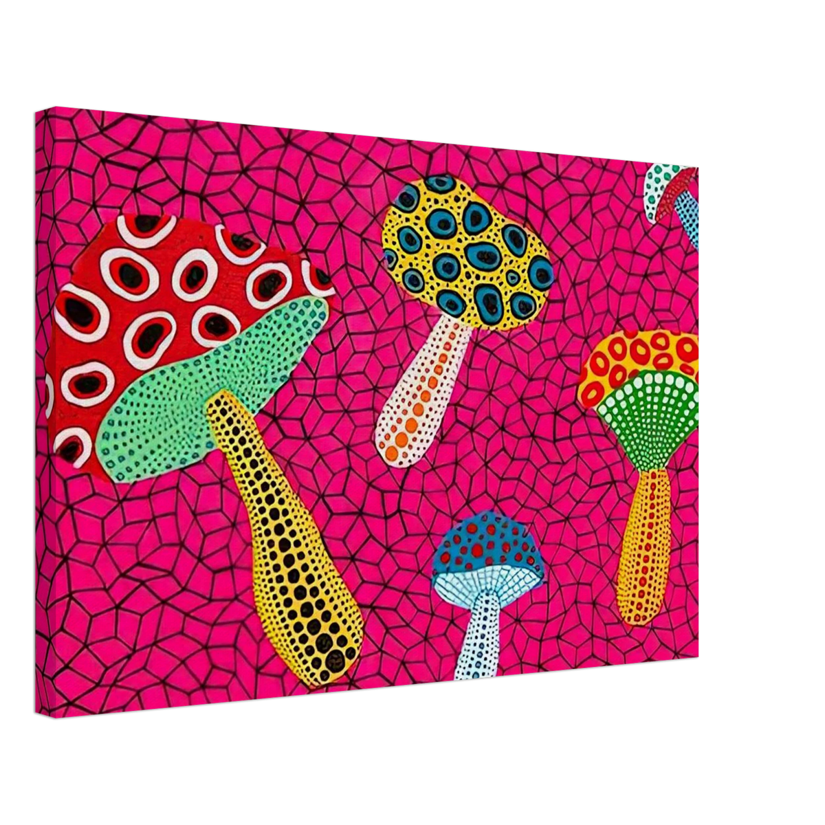MUSHROOMS 1995 Canvas | Yayoi Kusama Canvas | Yayoi Kusama Prints