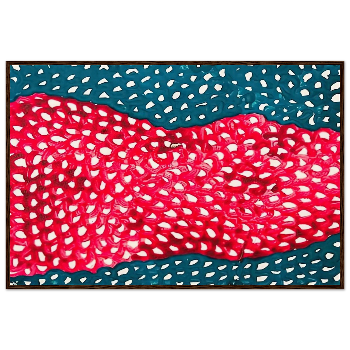 WAVES 1953 Framed Poster | Yayoi Kusama Framed Prints Wall Art | Yayoi Kusama Prints