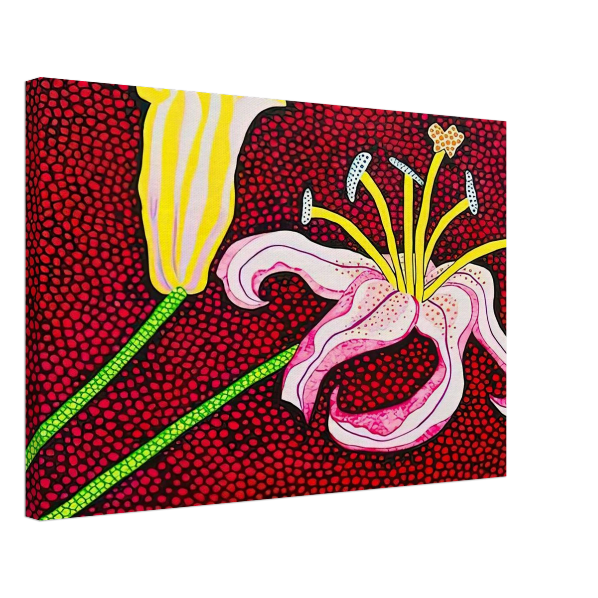 READY TO BLOSSOM IN THE MORNING 1989 Canvas | Yayoi Kusama Canvas | Yayoi Kusama Prints