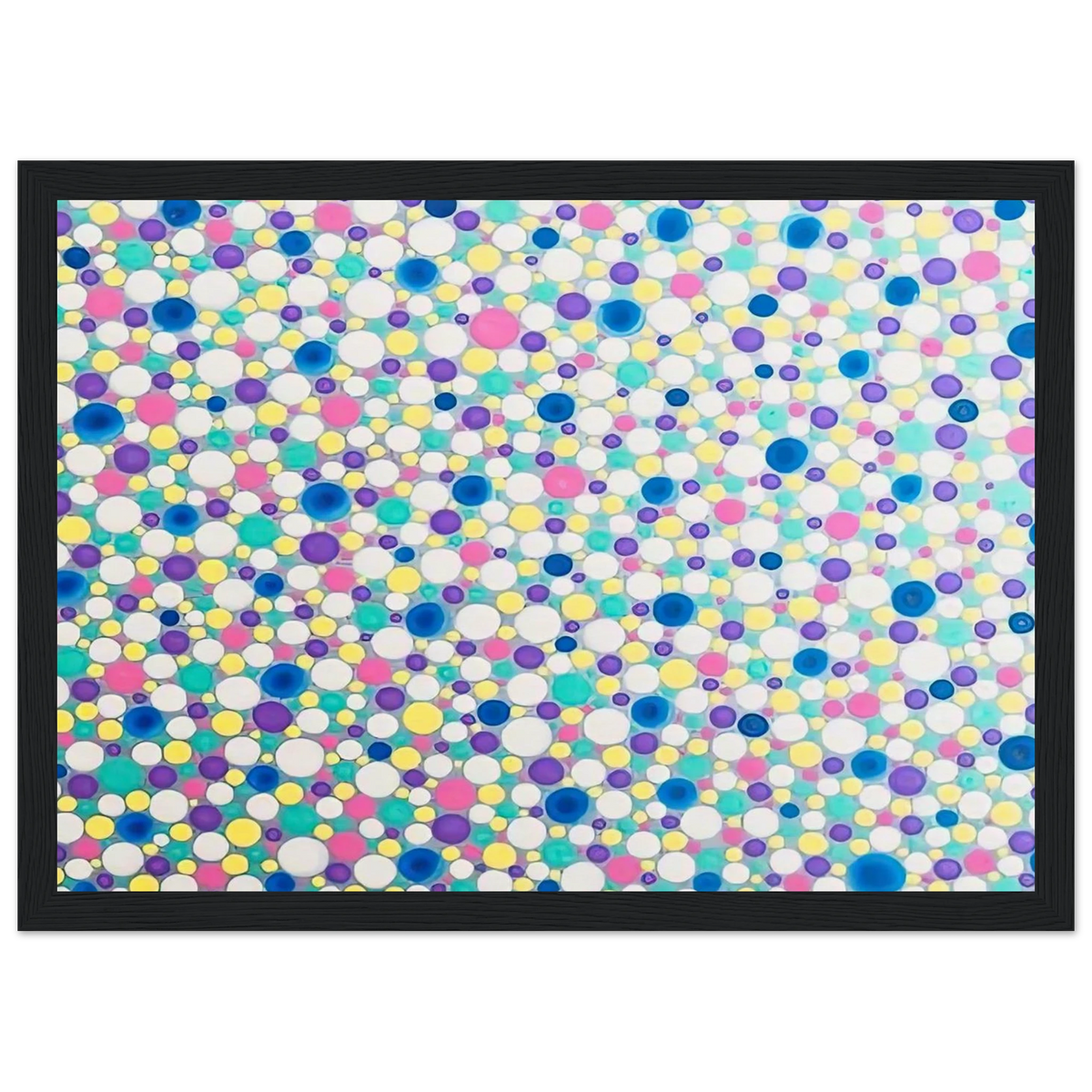 DOTS 2004 Framed Poster | Yayoi Kusama Framed Prints Wall Art | Yayoi Kusama Prints