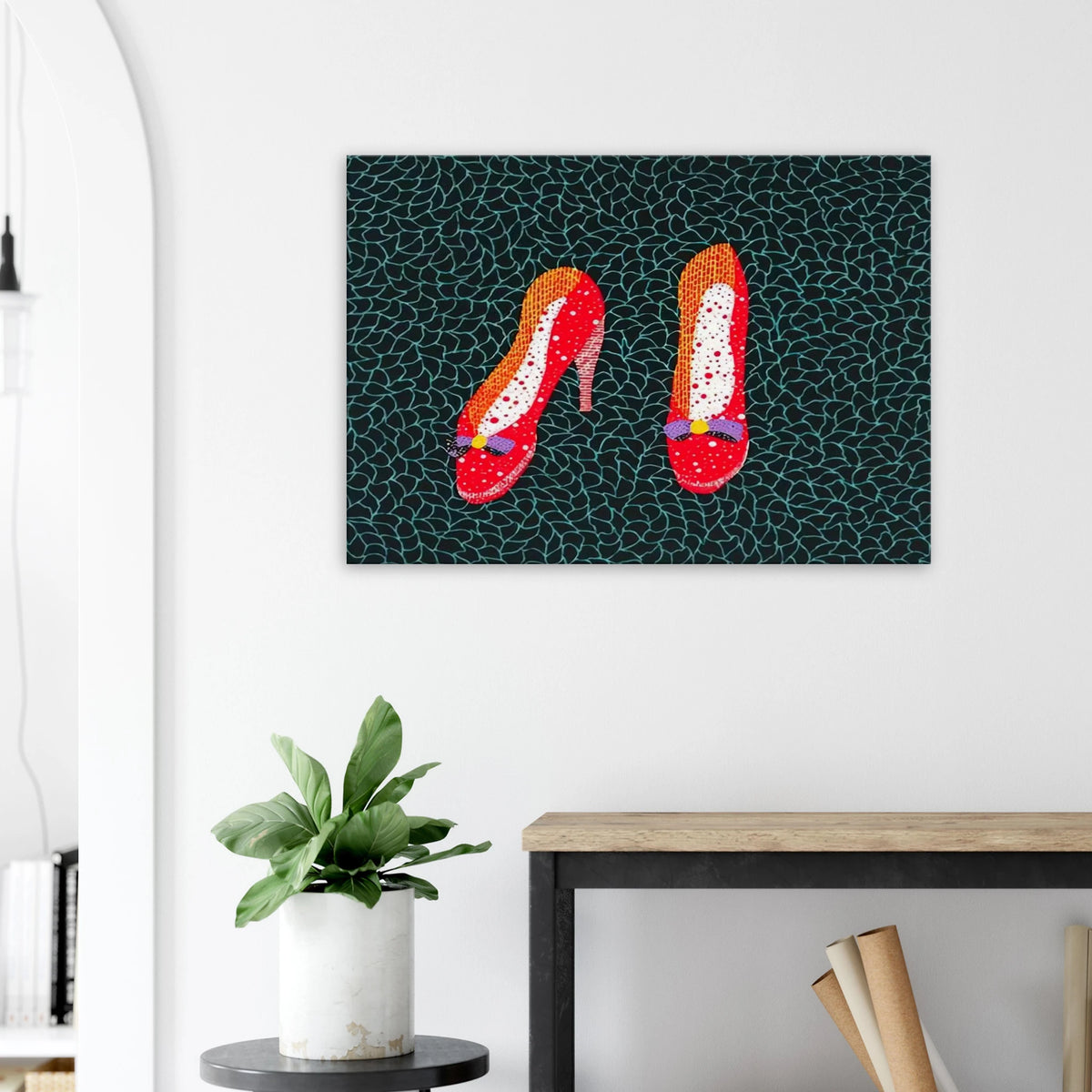 SHOES 1985 Canvas | Yayoi Kusama Canvas | Yayoi Kusama Prints