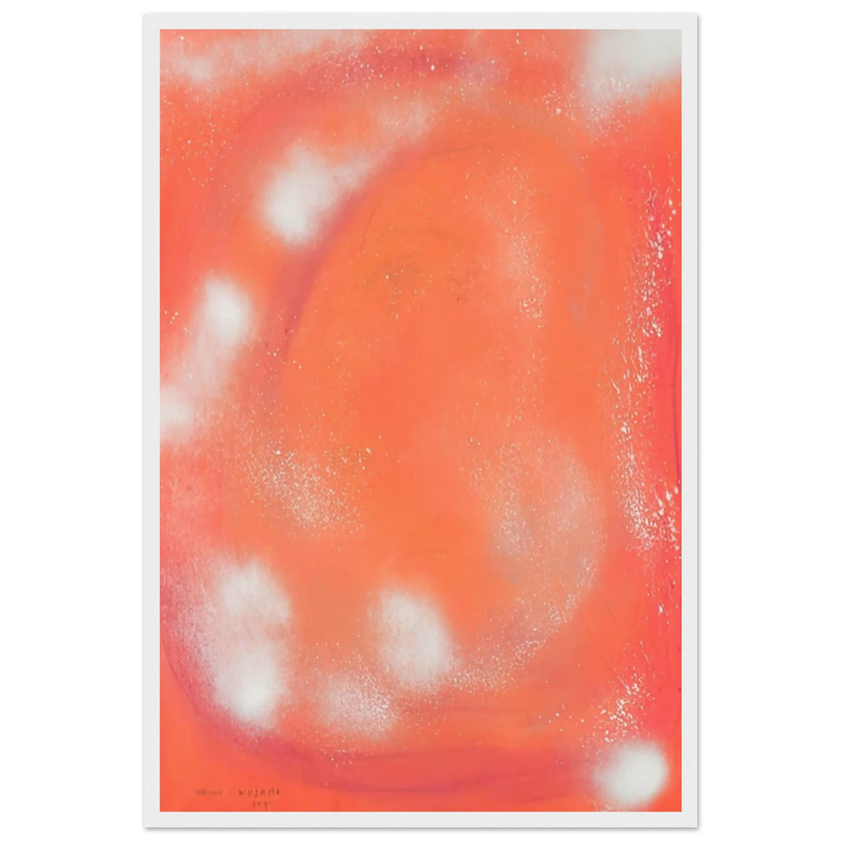 WOMAN IN THE WIND 1977 Framed Poster | Yayoi Kusama Framed Prints Wall Art | Yayoi Kusama Prints
