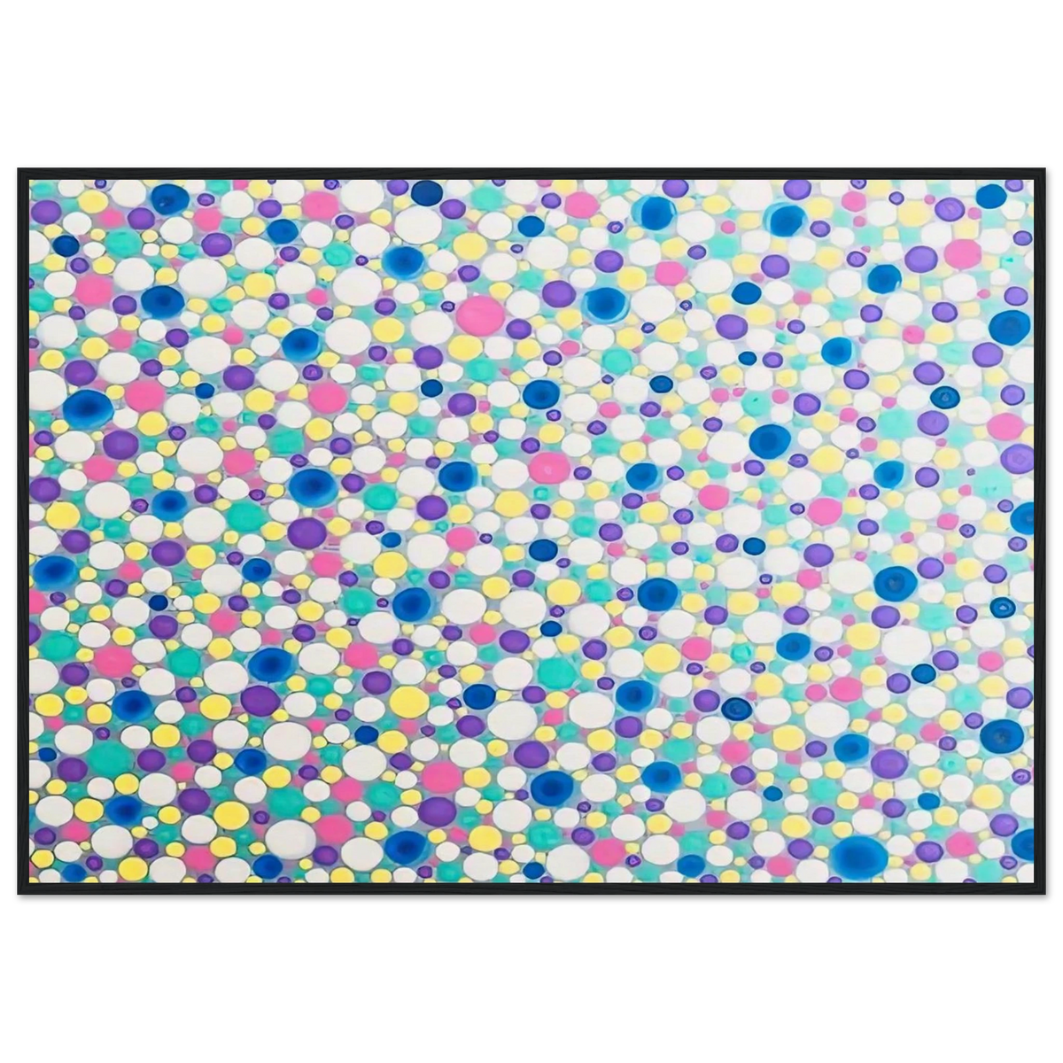 DOTS 2004 Framed Poster | Yayoi Kusama Framed Prints Wall Art | Yayoi Kusama Prints