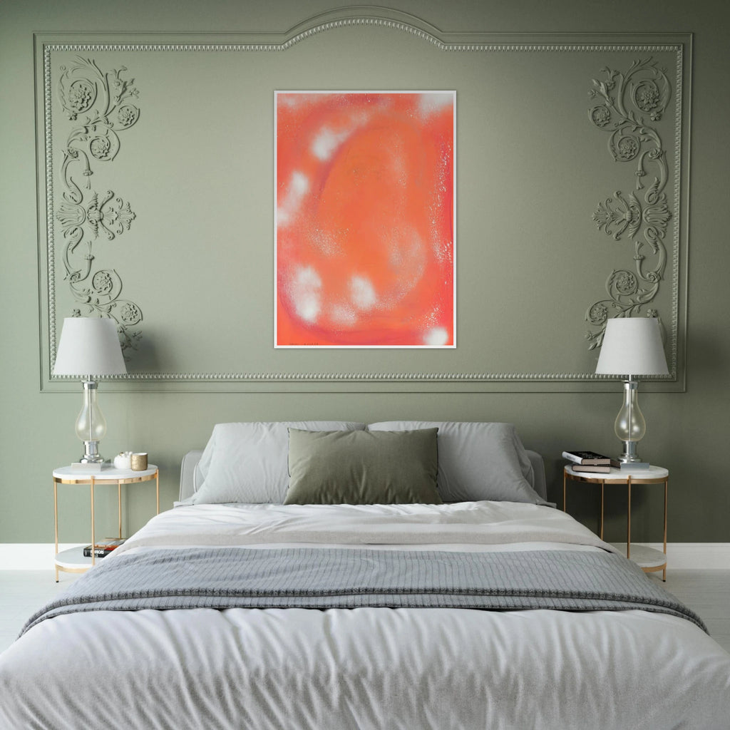 WOMAN IN THE WIND 1977 Framed Poster | Yayoi Kusama Framed Prints Wall Art | Yayoi Kusama Prints