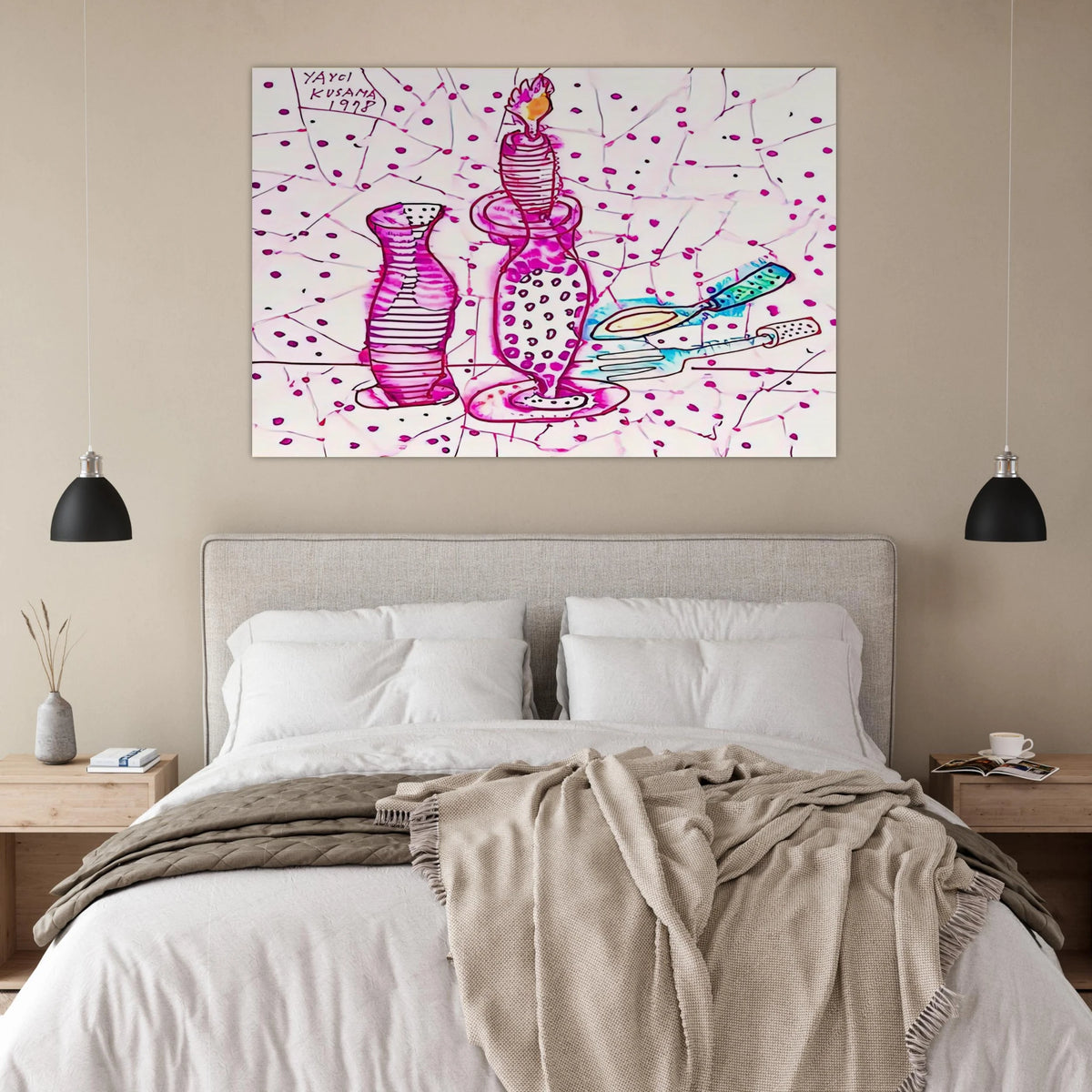 STILL LIFE OF CANDLESTICK 1978 Poster | Yayoi Kusama Poster | Yayoi Kusama Prints