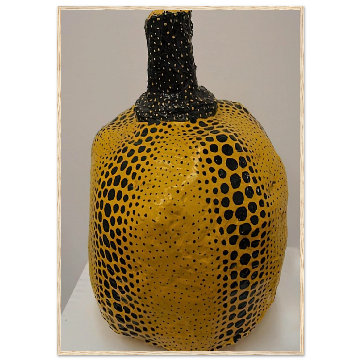 PUMPKIN 1983 Framed Poster | Yayoi Kusama Framed Prints Wall Art | Yayoi Kusama Prints