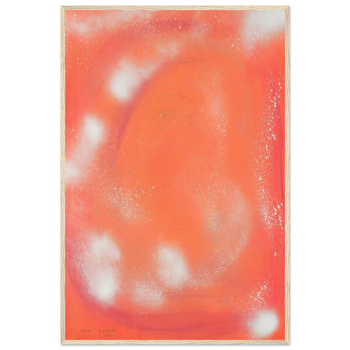 WOMAN IN THE WIND 1977 Framed Poster | Yayoi Kusama Framed Prints Wall Art | Yayoi Kusama Prints