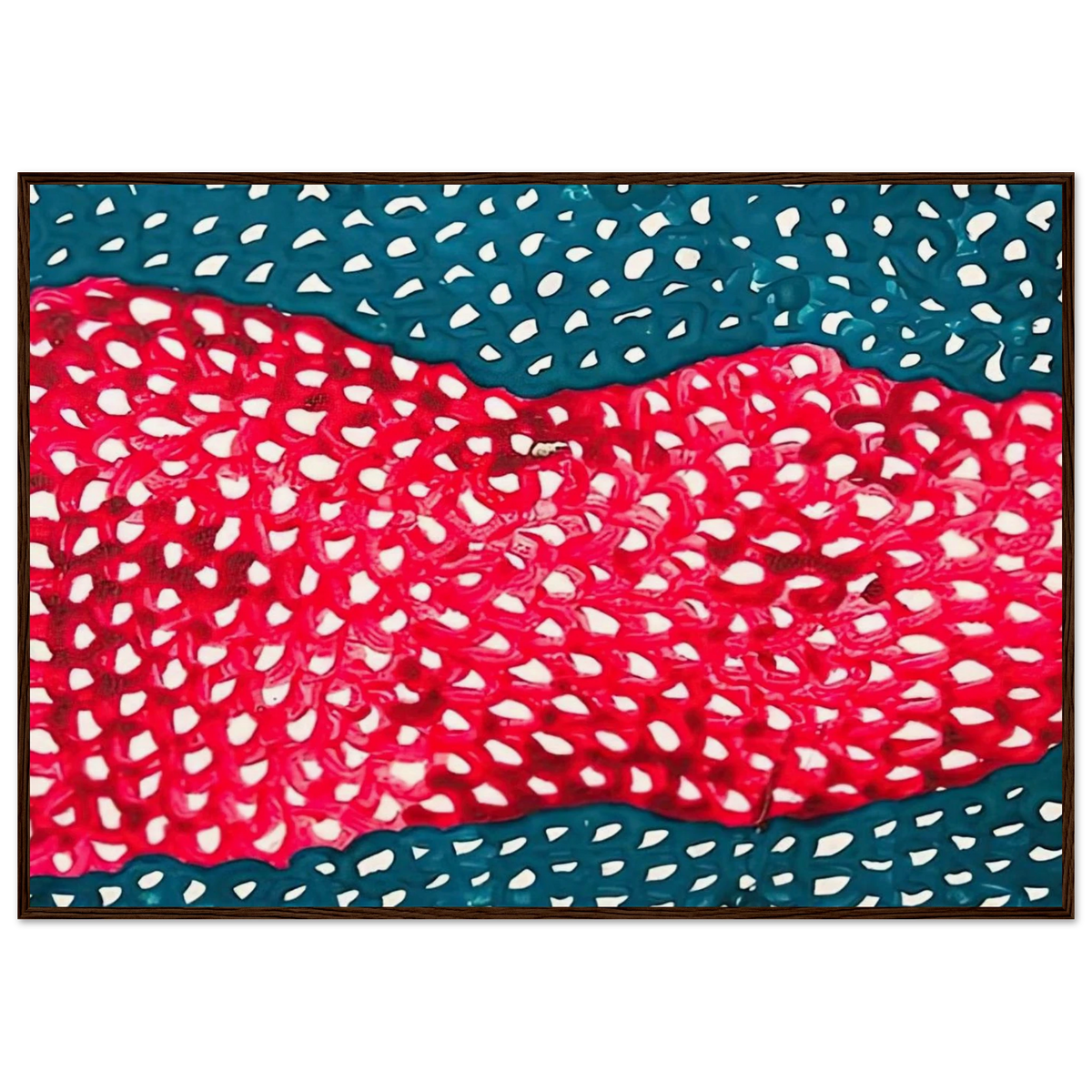 WAVES 1953 Framed Poster | Yayoi Kusama Framed Prints Wall Art | Yayoi Kusama Prints