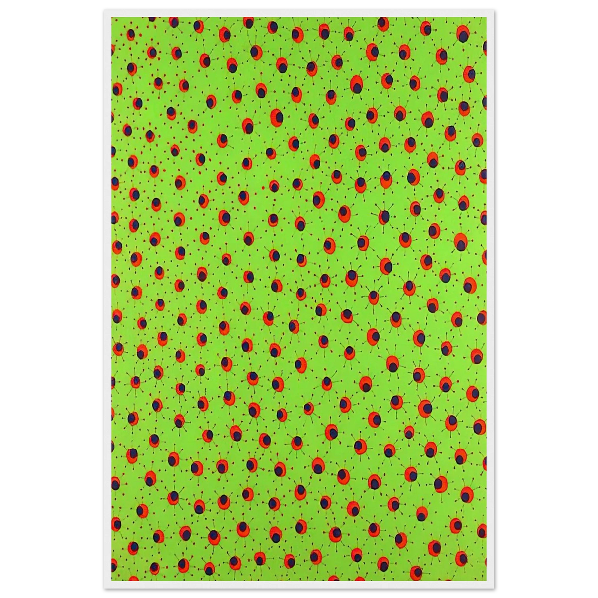 FIELDS IN SPRING 1988 Framed Poster | Yayoi Kusama Framed Prints Wall Art | Yayoi Kusama Prints
