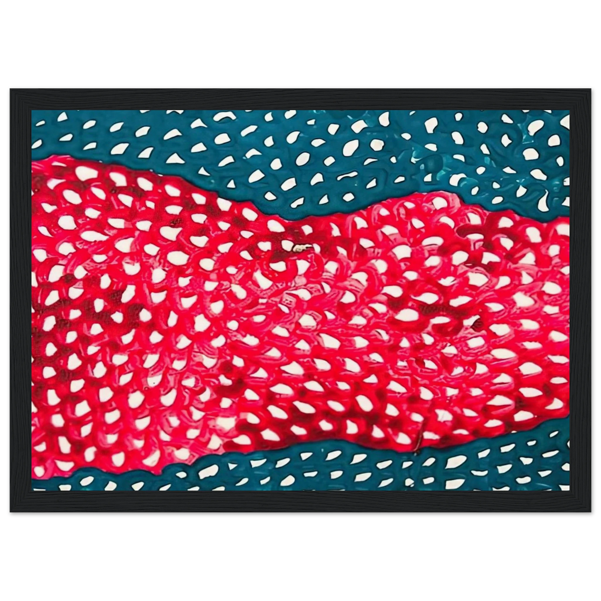 WAVES 1953 Framed Poster | Yayoi Kusama Framed Prints Wall Art | Yayoi Kusama Prints