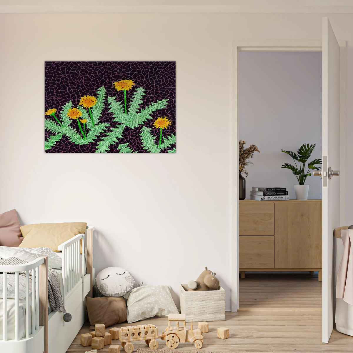DANDELIONS 1985 Canvas | Yayoi Kusama Canvas | Yayoi Kusama Prints