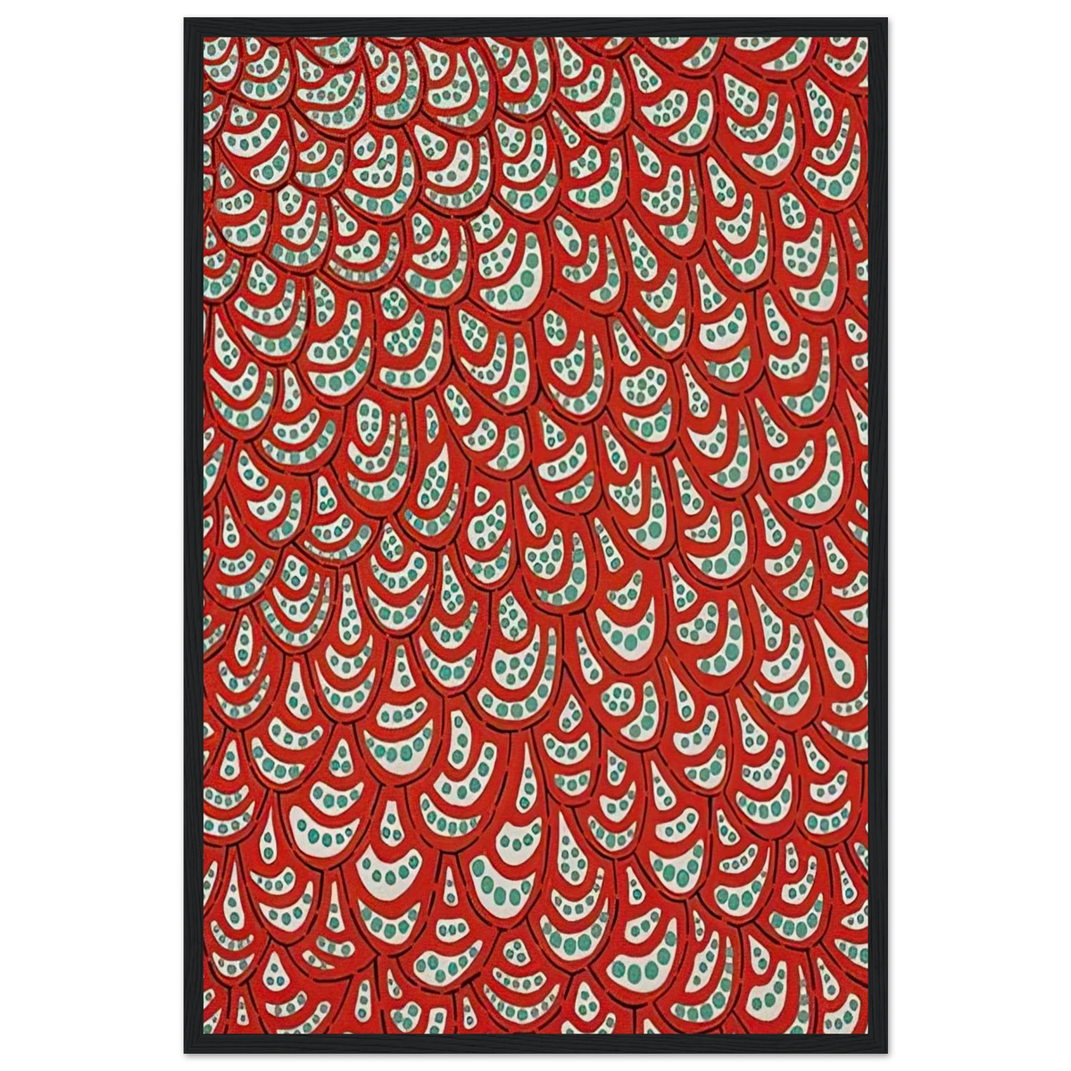 PETALS 1988 Framed Poster | Yayoi Kusama Framed Prints Wall Art | Yayoi Kusama Prints