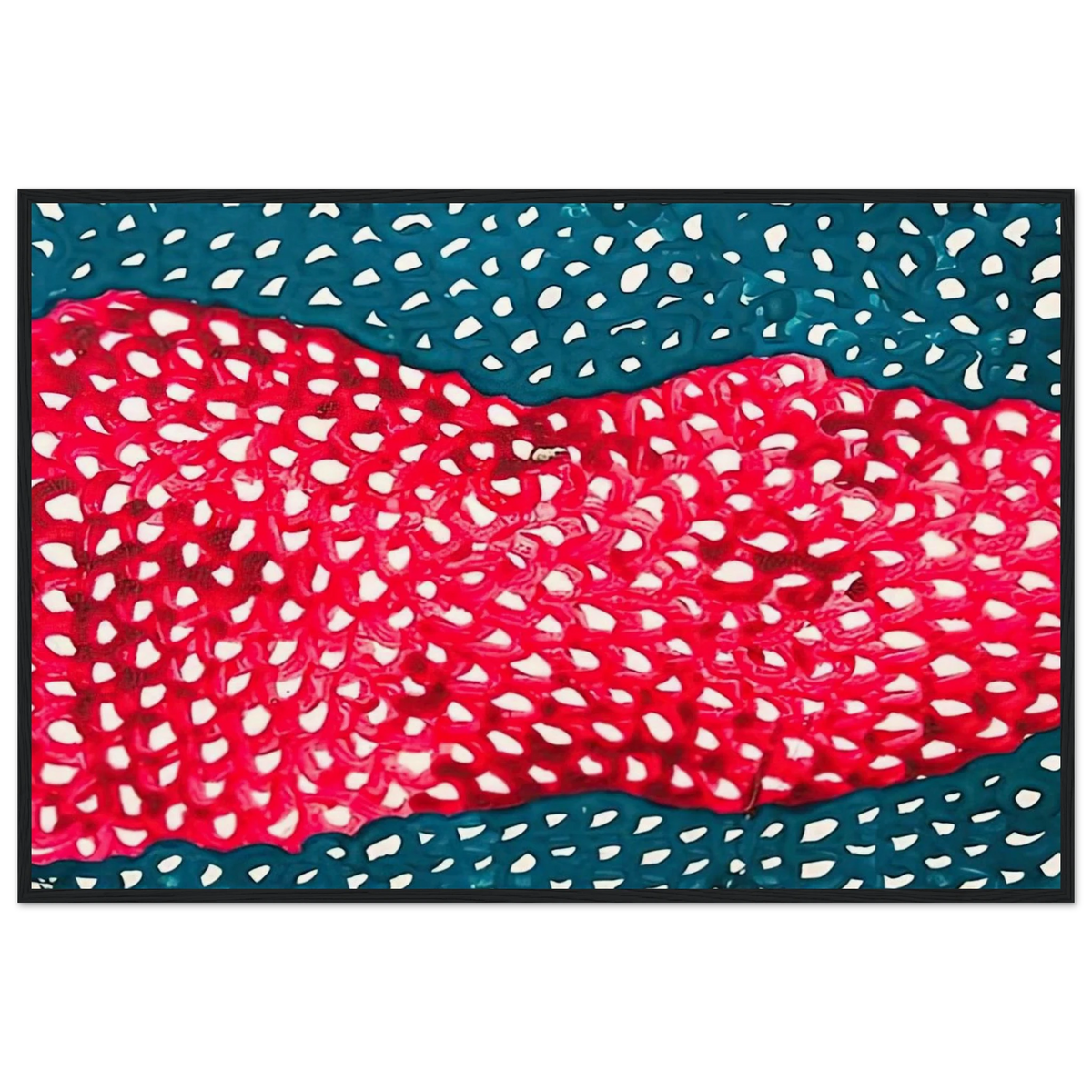 WAVES 1953 Framed Poster | Yayoi Kusama Framed Prints Wall Art | Yayoi Kusama Prints