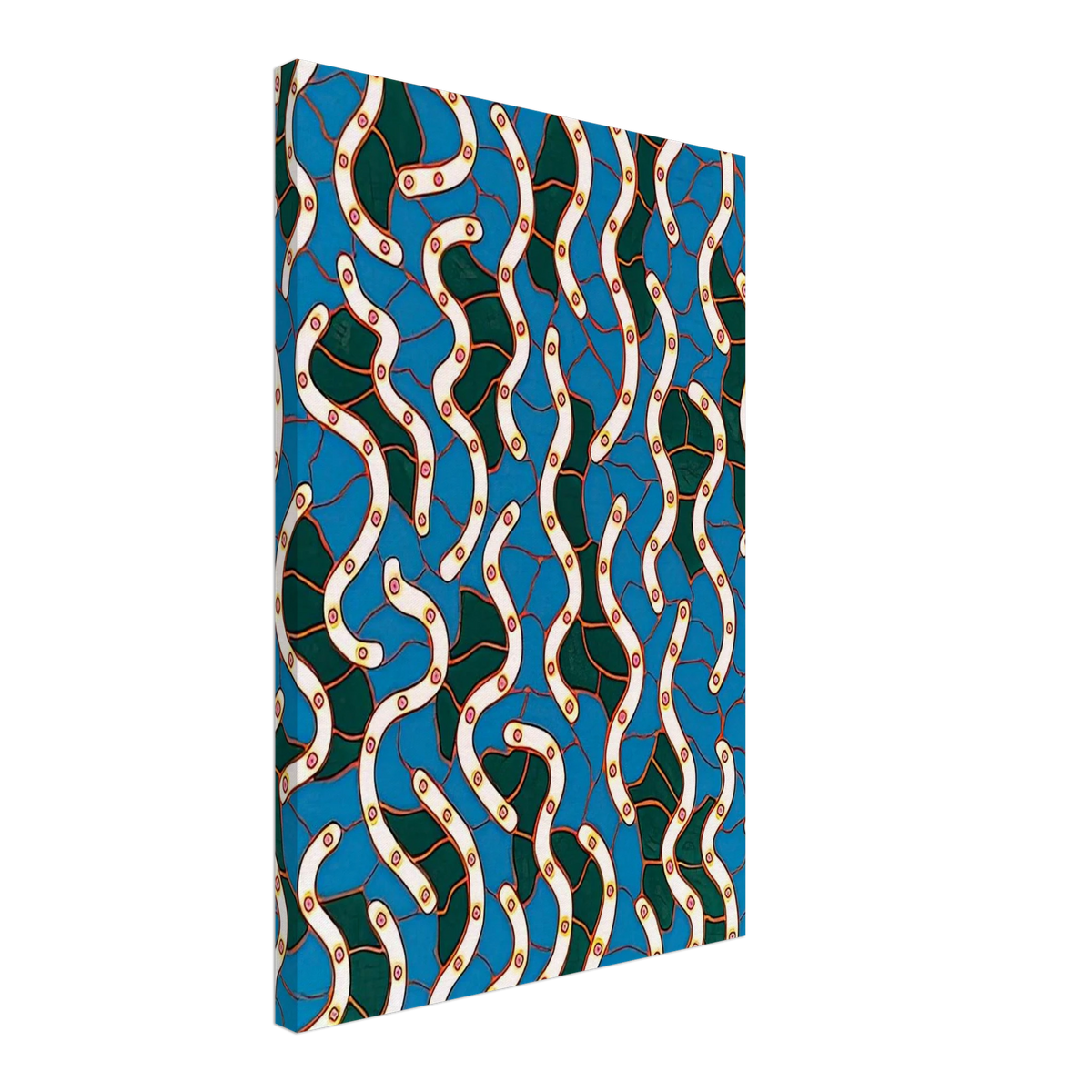 WAVES ON THE HUDSON RIVER 1988 Canvas | Yayoi Kusama Canvas | Yayoi Kusama Prints