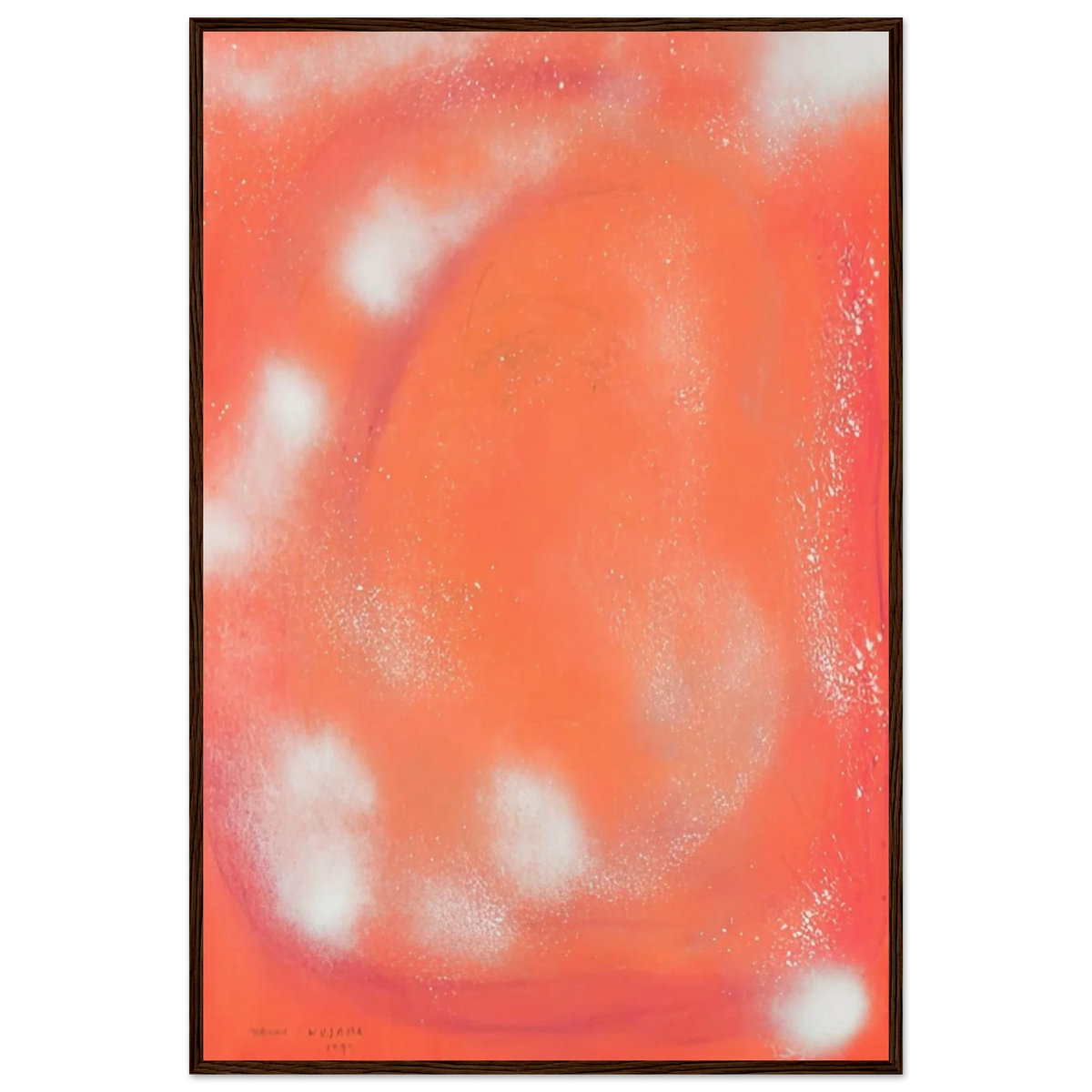 WOMAN IN THE WIND 1977 Framed Poster | Yayoi Kusama Framed Prints Wall Art | Yayoi Kusama Prints
