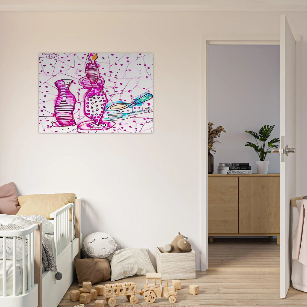 STILL LIFE OF CANDLESTICK 1978 Canvas | Yayoi Kusama Canvas | Yayoi Kusama Prints
