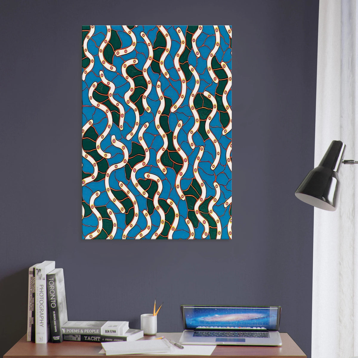 WAVES ON THE HUDSON RIVER 1988 Canvas | Yayoi Kusama Canvas | Yayoi Kusama Prints