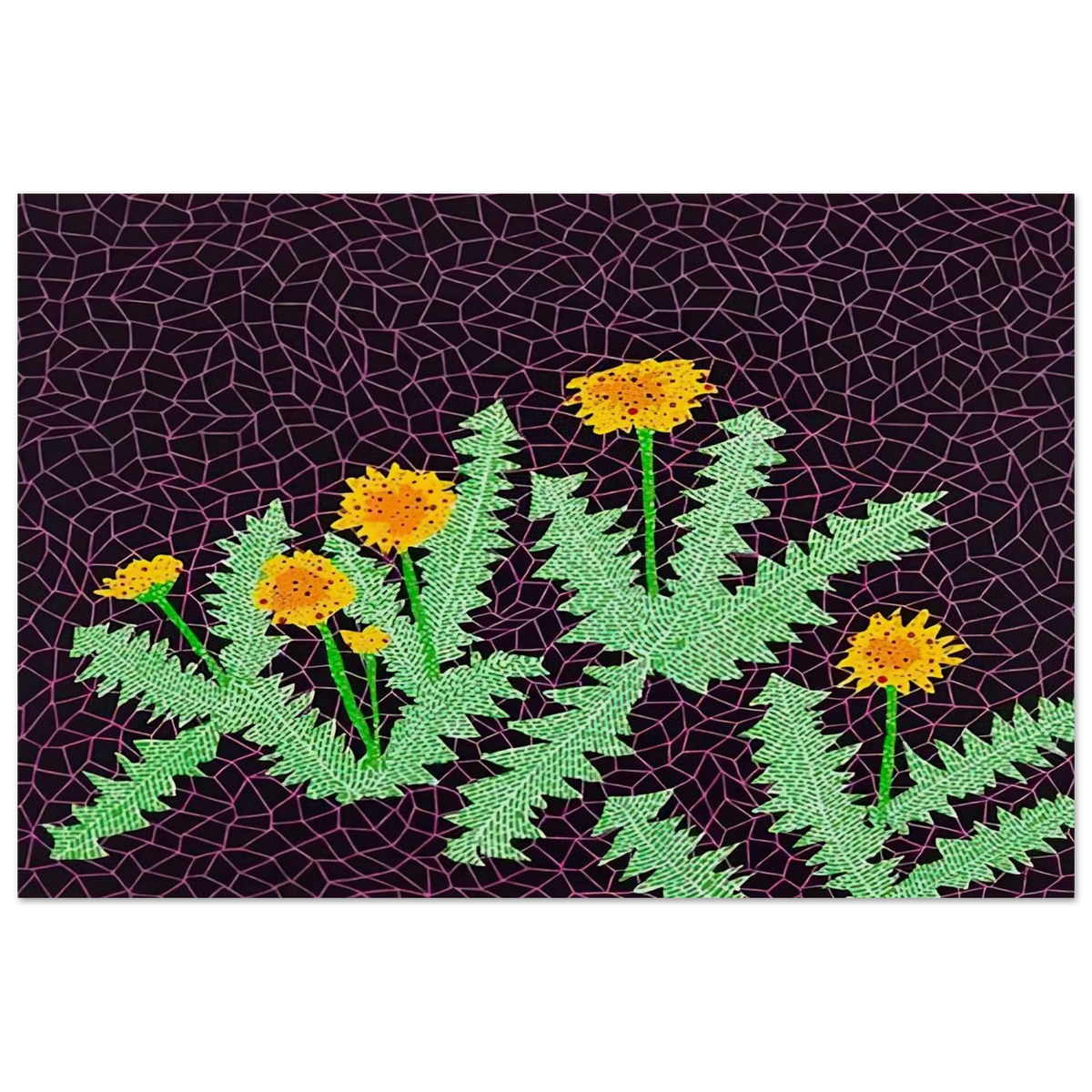 DANDELIONS 1985 Poster | Yayoi Kusama Poster | Yayoi Kusama Prints