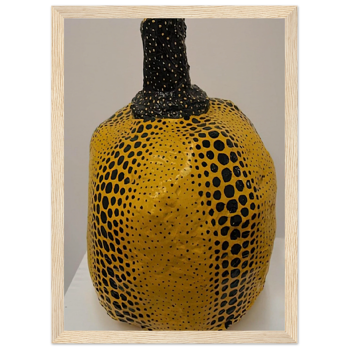 PUMPKIN 1983 Framed Poster | Yayoi Kusama Framed Prints Wall Art | Yayoi Kusama Prints