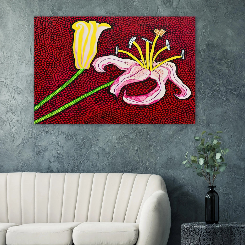 READY TO BLOSSOM IN THE MORNING 1989 Poster | Yayoi Kusama Poster | Yayoi Kusama Prints