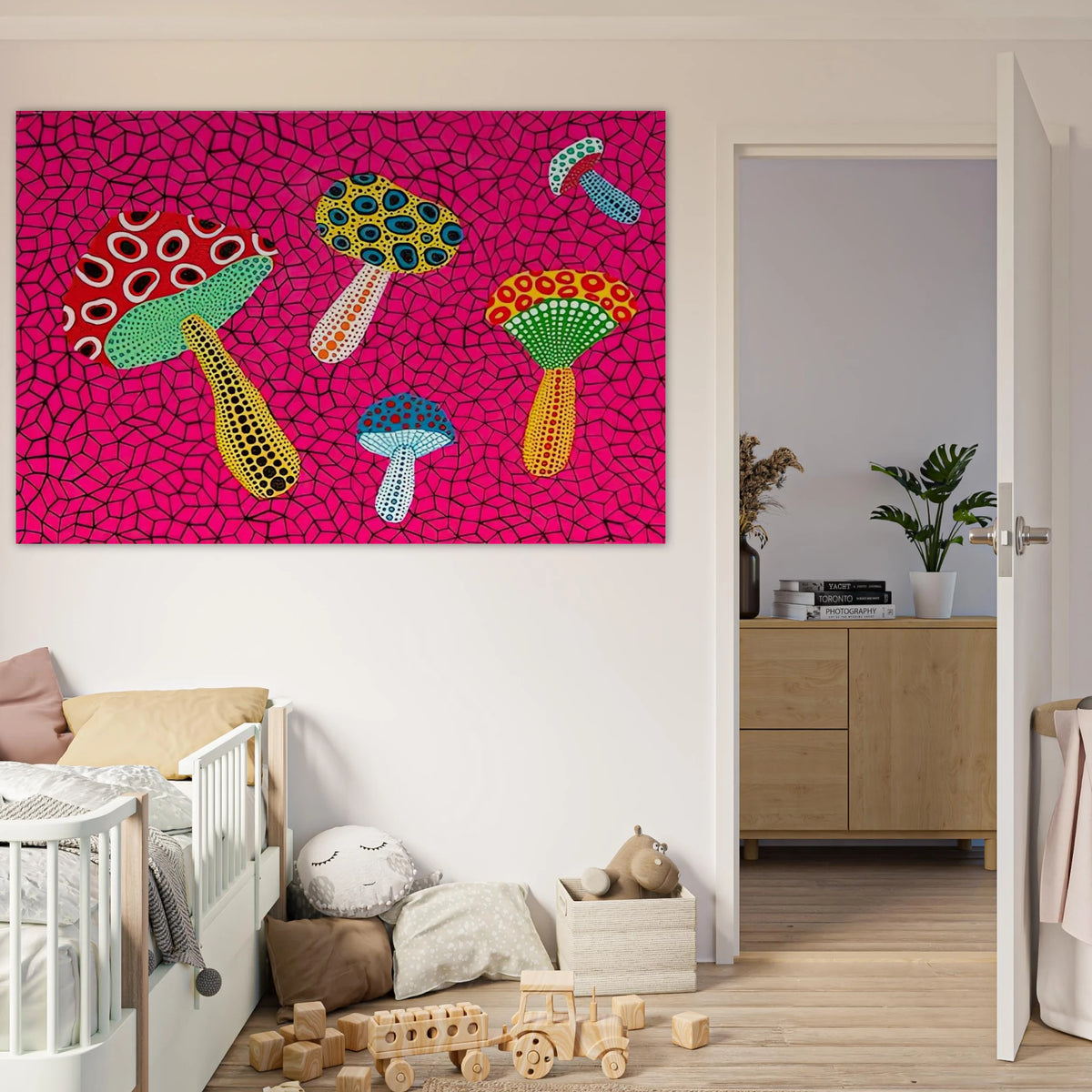 MUSHROOMS 1995 Poster | Yayoi Kusama Poster | Yayoi Kusama Prints