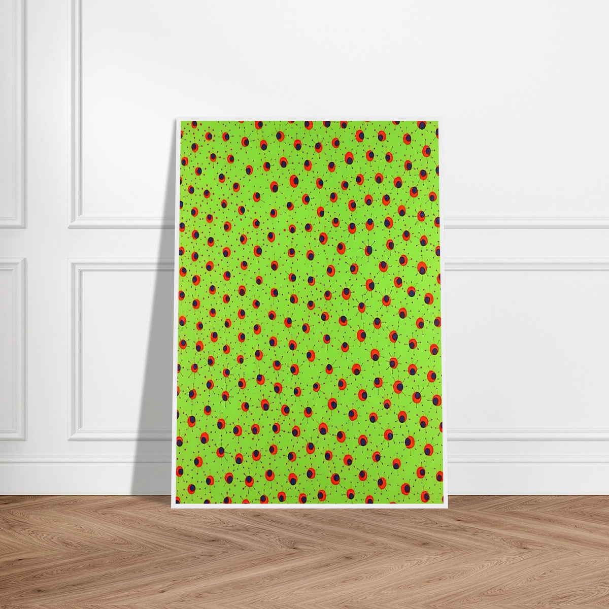 FIELDS IN SPRING 1988 Framed Poster | Yayoi Kusama Framed Prints Wall Art | Yayoi Kusama Prints