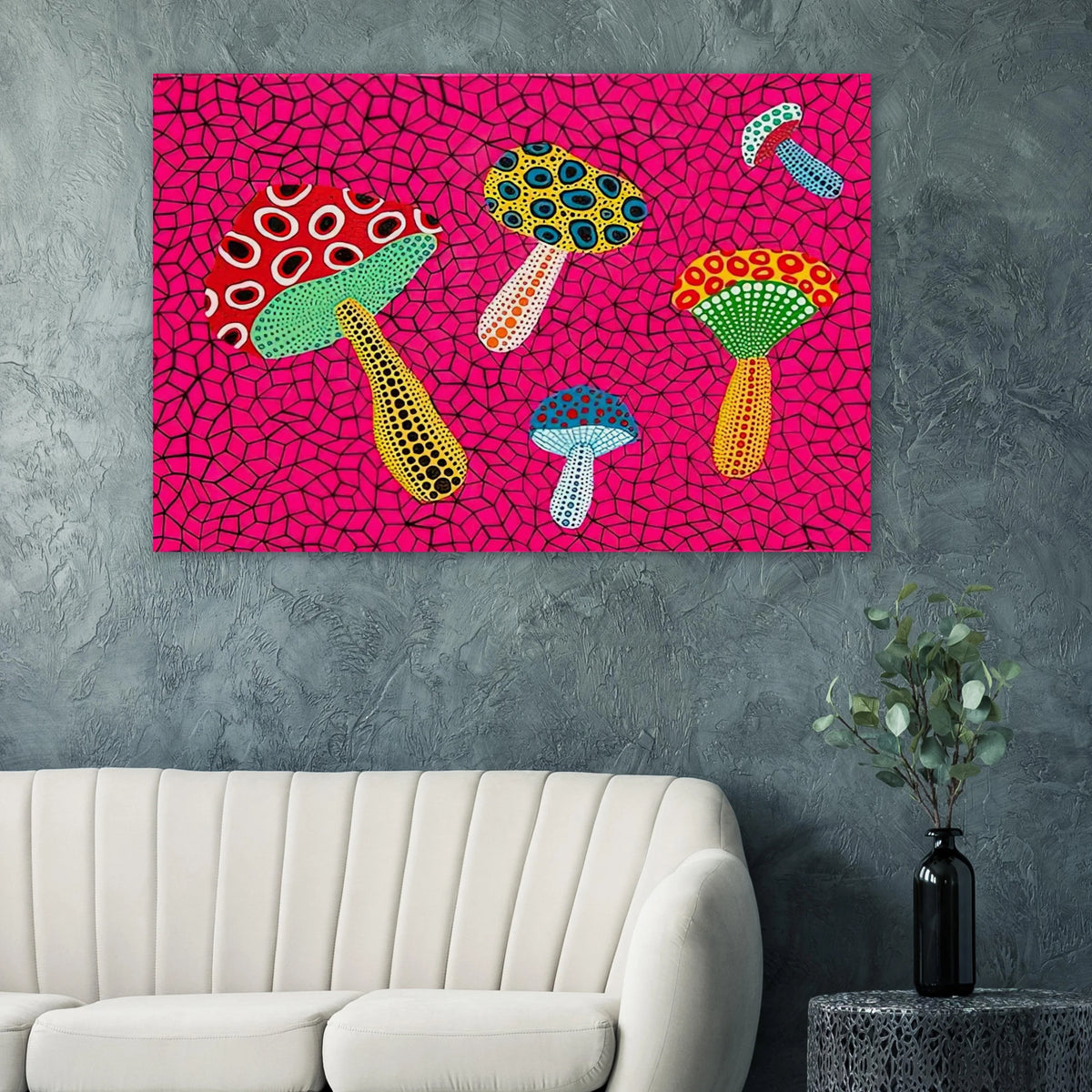 MUSHROOMS 1995 Poster | Yayoi Kusama Poster | Yayoi Kusama Prints