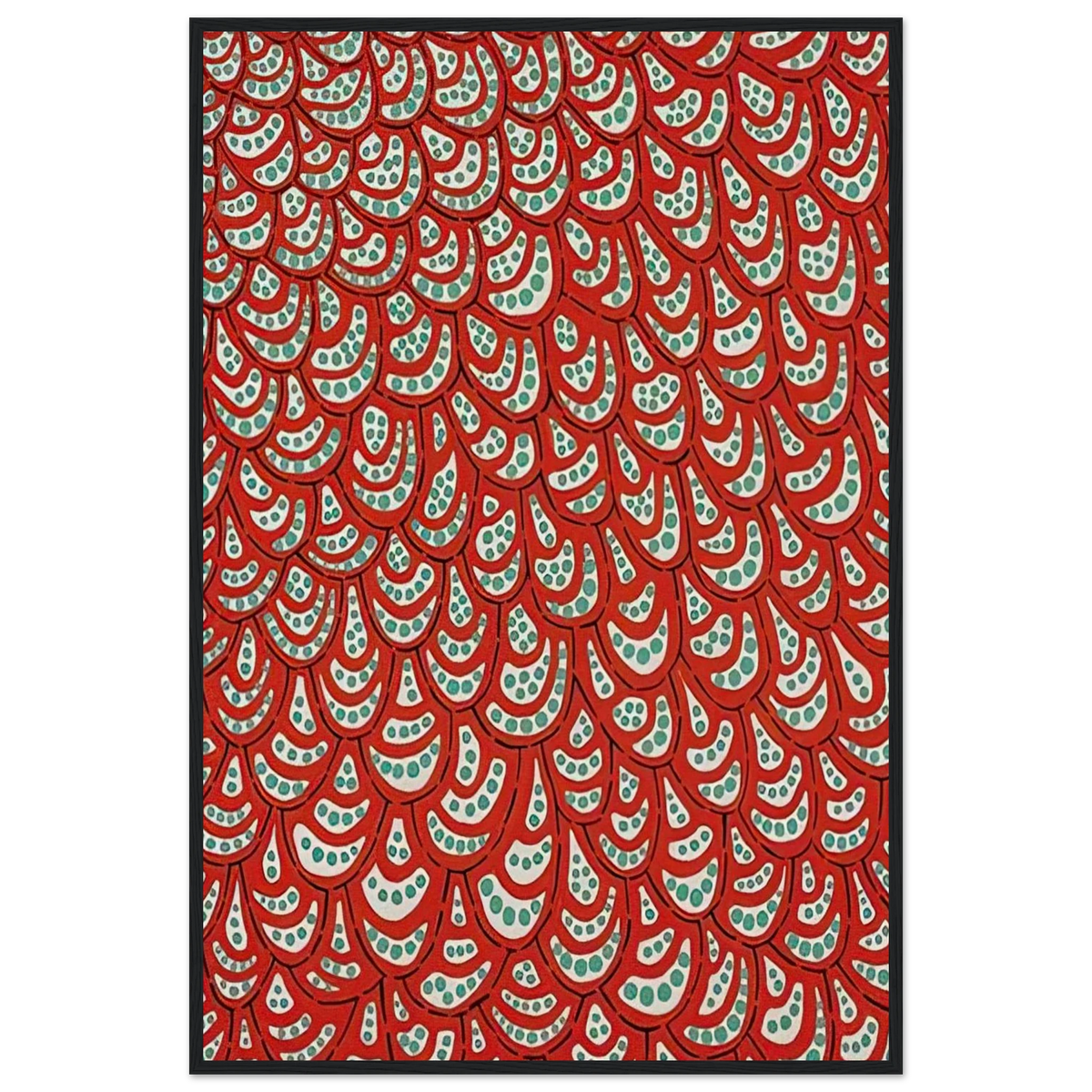 PETALS 1988 Framed Poster | Yayoi Kusama Framed Prints Wall Art | Yayoi Kusama Prints