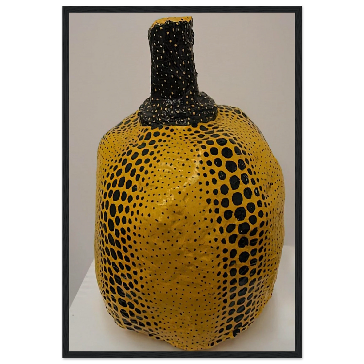 PUMPKIN 1983 Framed Poster | Yayoi Kusama Framed Prints Wall Art | Yayoi Kusama Prints