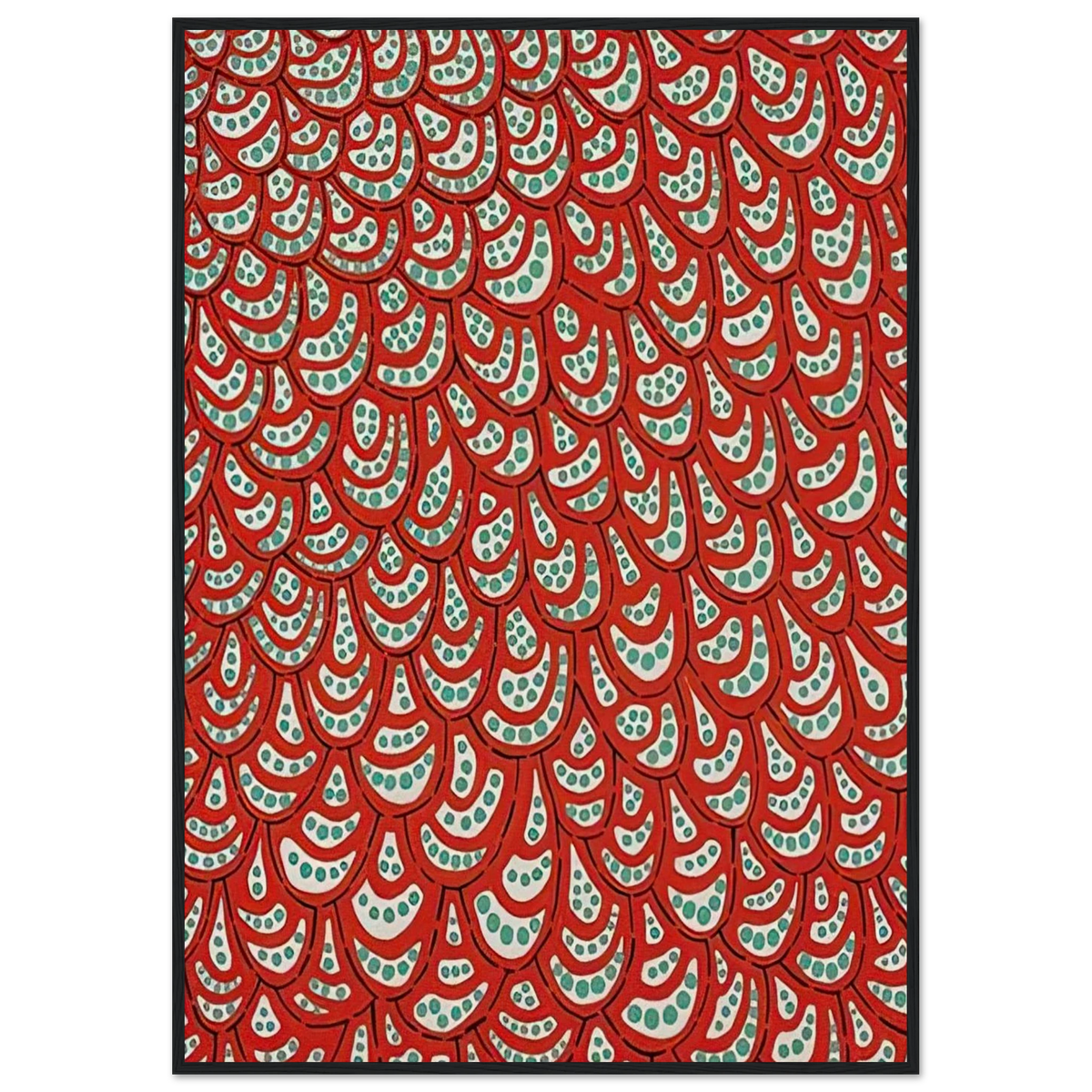 PETALS 1988 Framed Poster | Yayoi Kusama Framed Prints Wall Art | Yayoi Kusama Prints