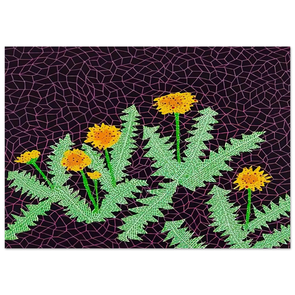 DANDELIONS 1985 Poster | Yayoi Kusama Poster | Yayoi Kusama Prints