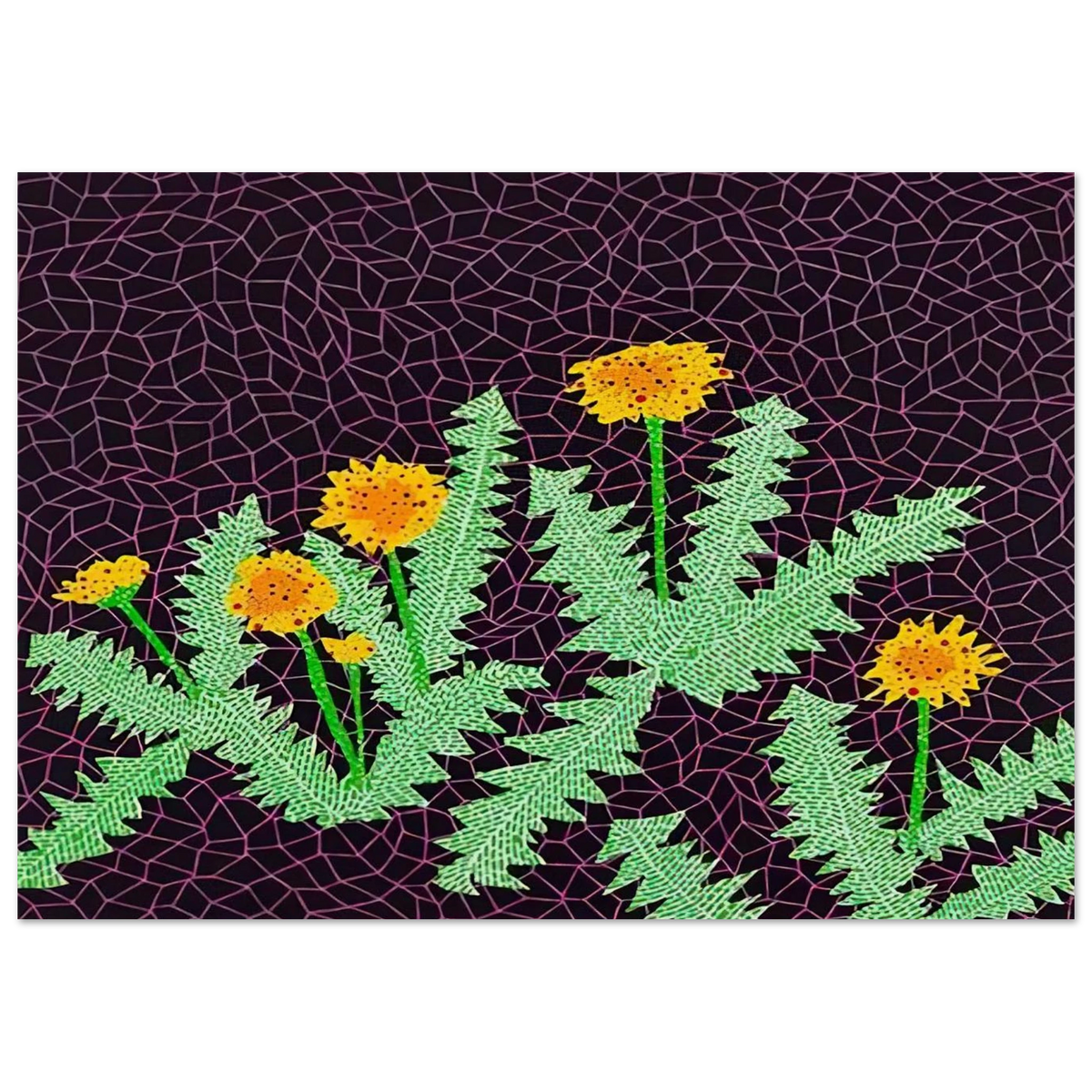 DANDELIONS 1985 Poster | Yayoi Kusama Poster | Yayoi Kusama Prints