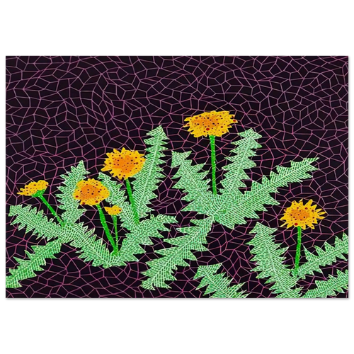 DANDELIONS 1985 Poster | Yayoi Kusama Poster | Yayoi Kusama Prints